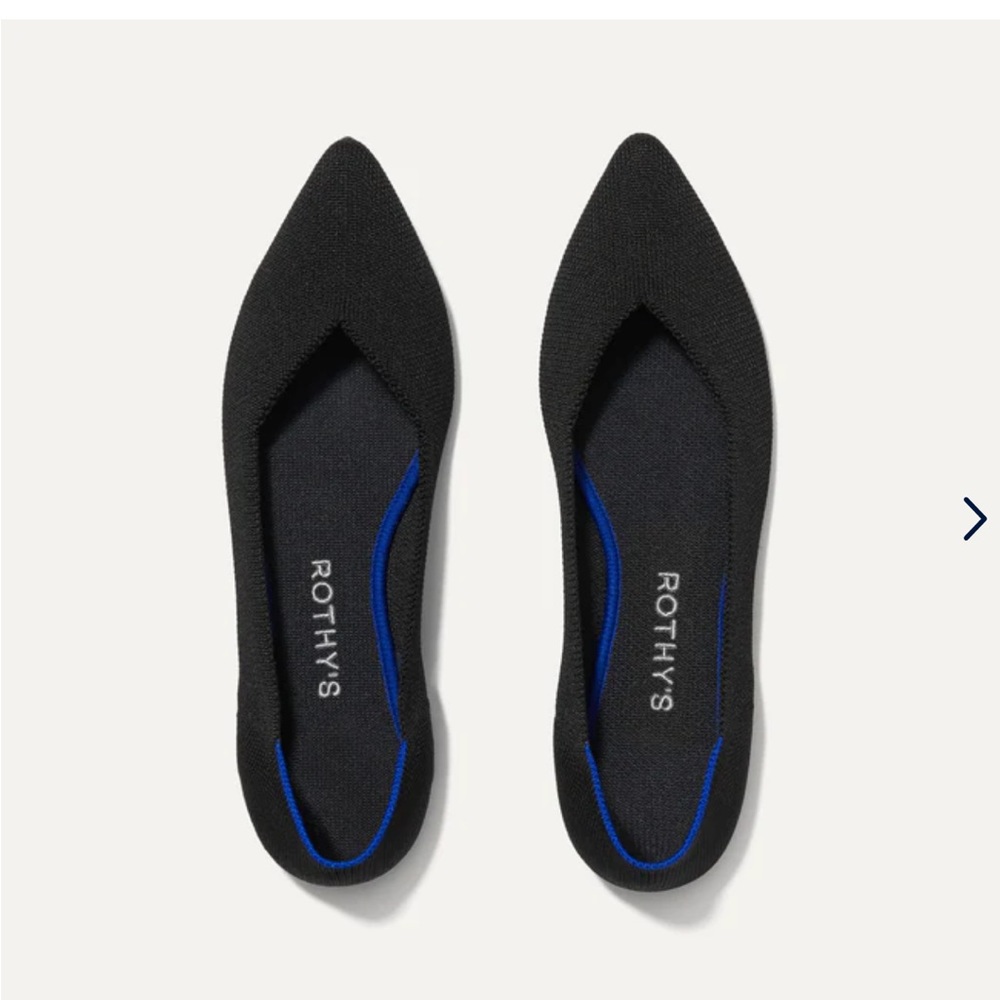 Rothy’s The Point Flats Size 8 Black